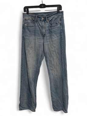 American Eagle Outfitters Light Blue Baggy Dad Jeans